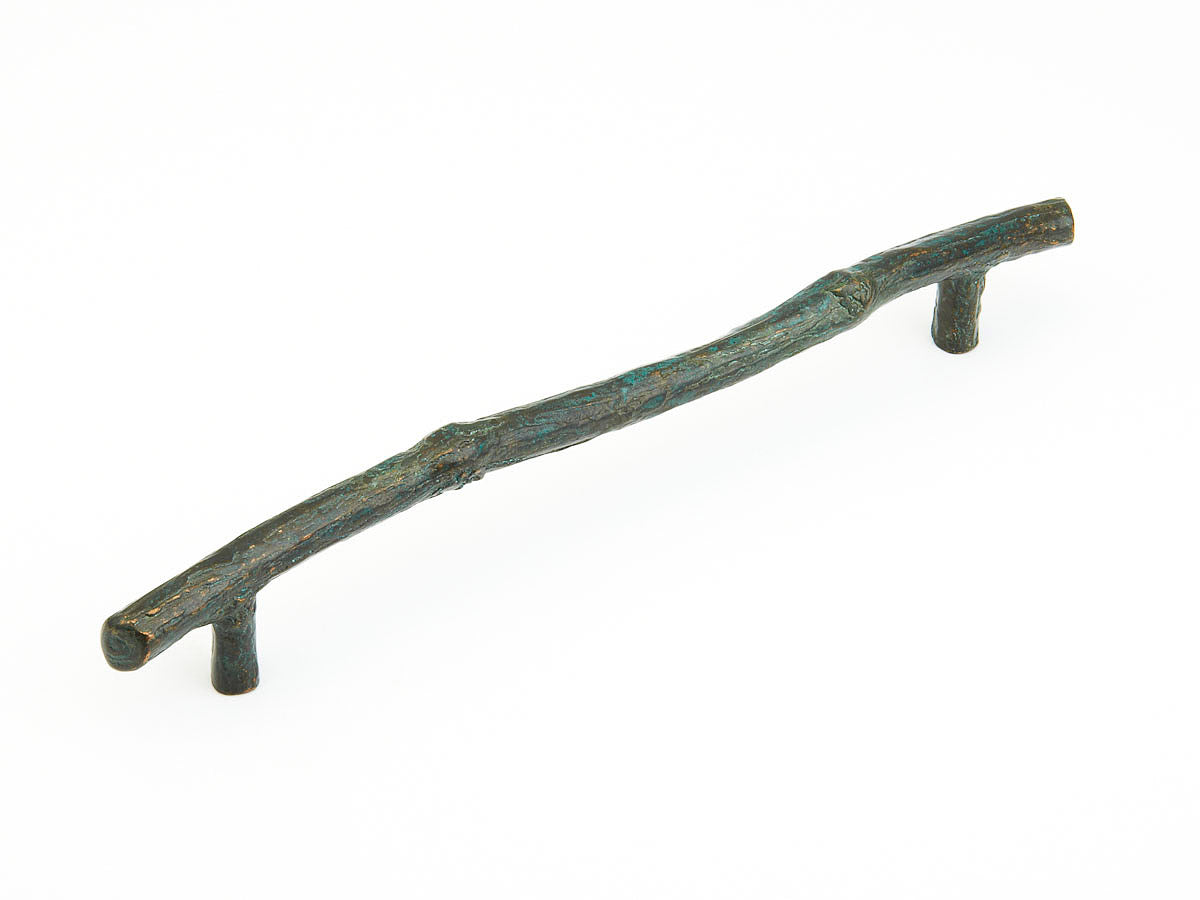 Schaub Mountain Twig Pull 12" Appliance Verde Imperiale