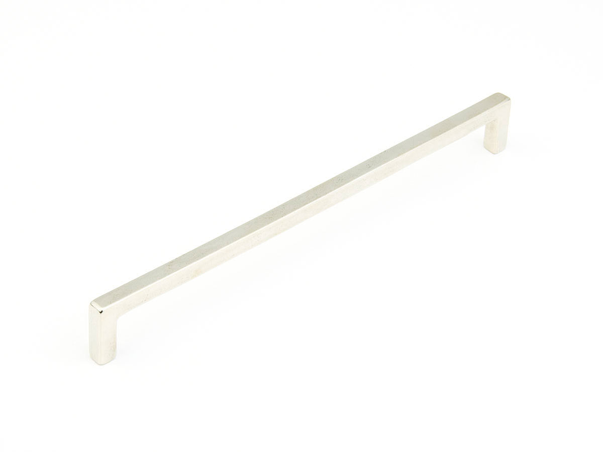 Schaub Vinci Pull 12" Polished White Bronze