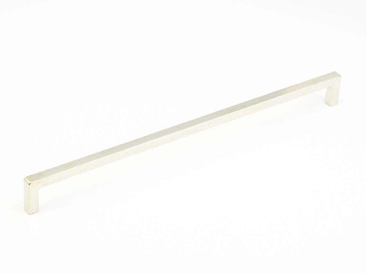 Schaub Vinci Pull 18" Polished White Bronze