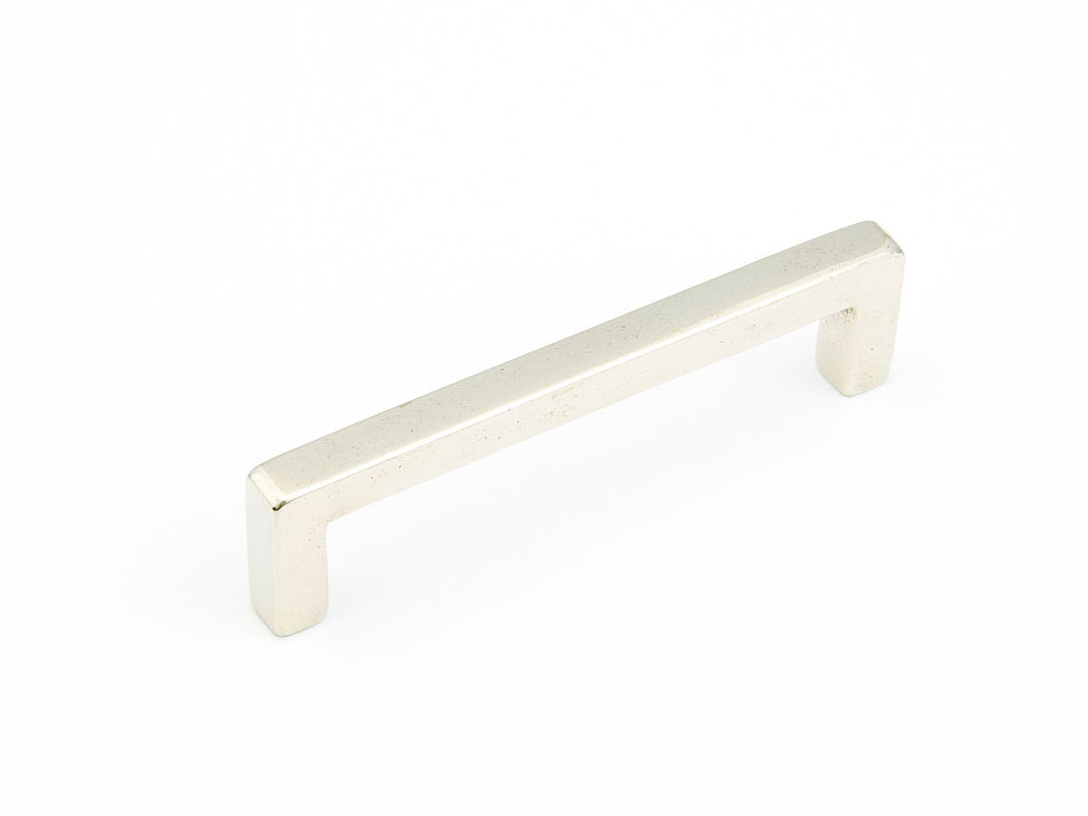 Schaub Vinci Pull 4" Polished White Bronze