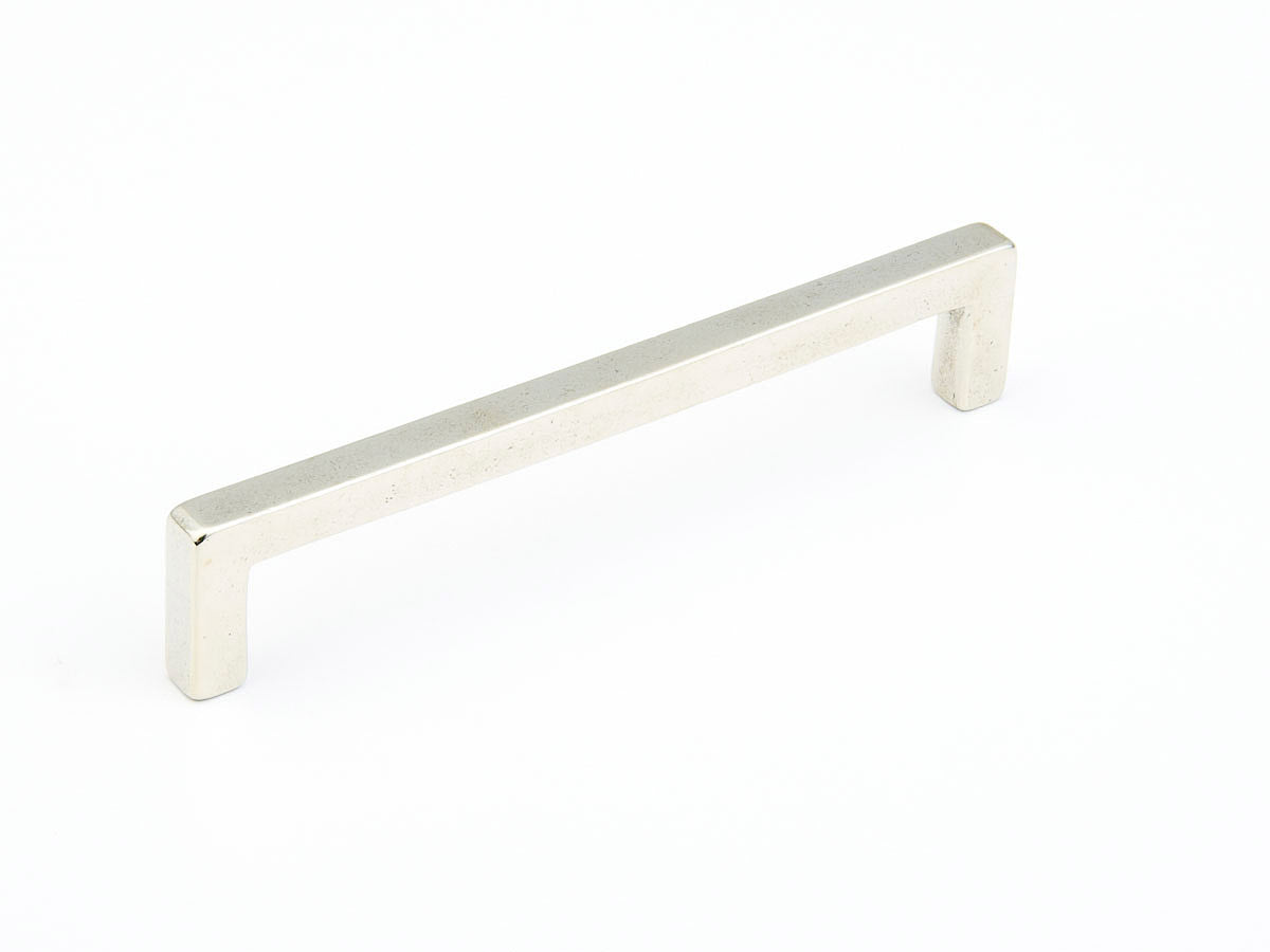 Schaub Vinci Pull 6" Polished White Bronze