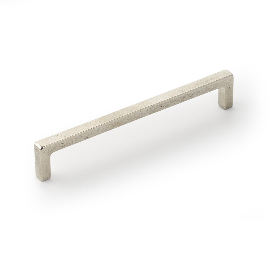 Schaub Vinci Pull 8" Polished White Bronze