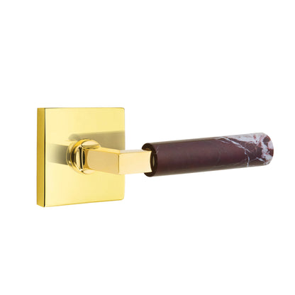 SELECT L-Square Rosso Levanto Marble Lever