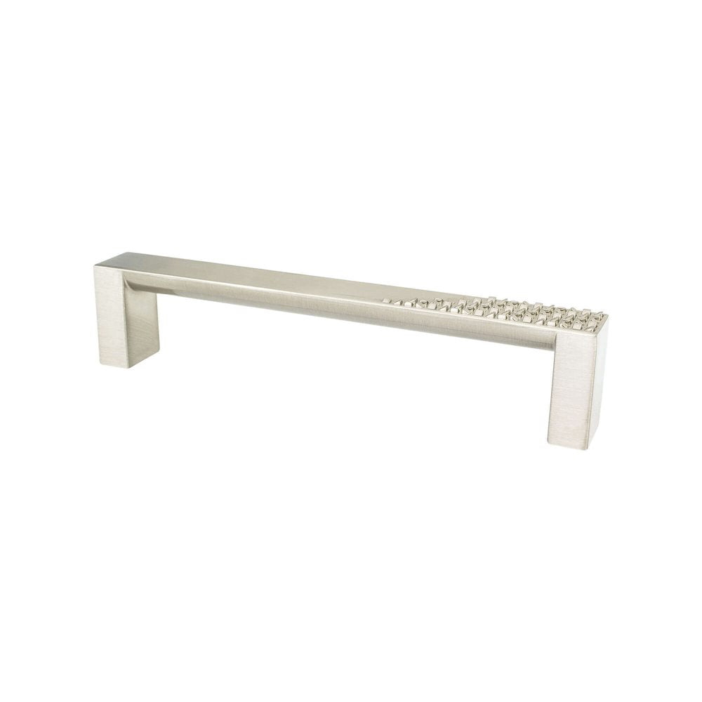 Berenson Roque Pull - 128mm (5-1/16 in) - Brushed Nickel