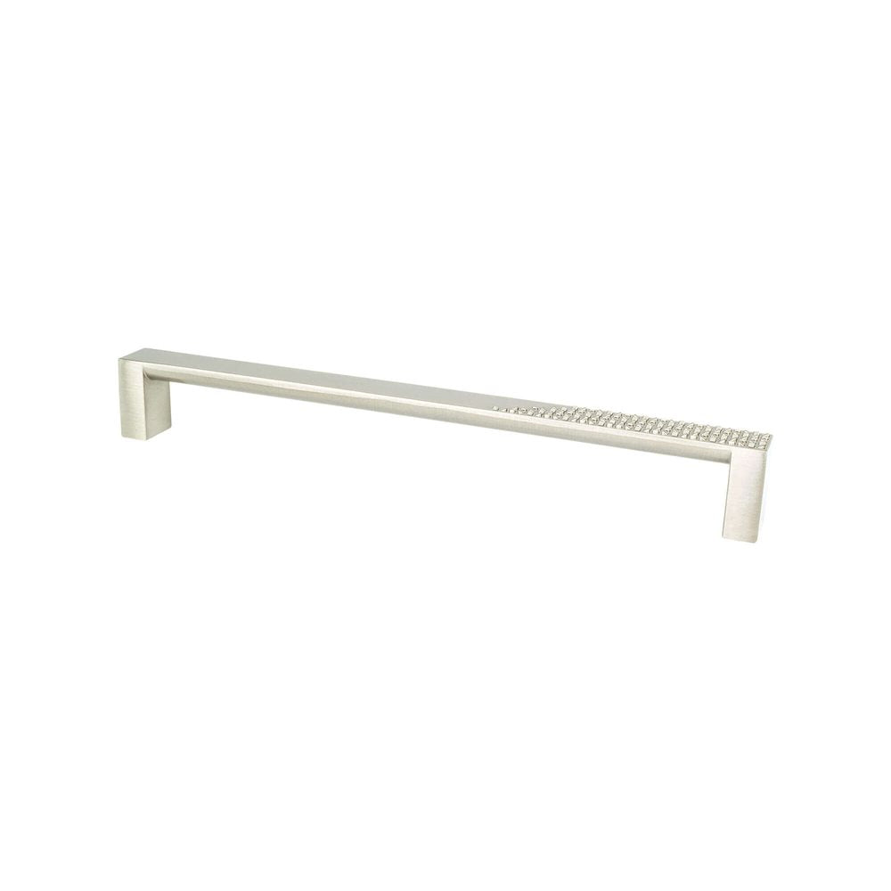 Berenson Roque Pull - 224mm (8-13/16 in) - Brushed Nickel