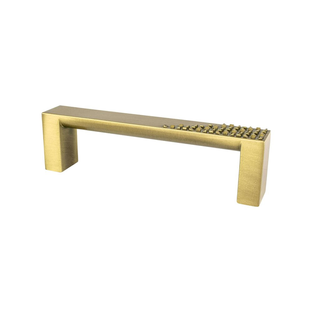 Berenson Roque Pull - 96mm (3-25/32 in) - Modern Brushed Gold