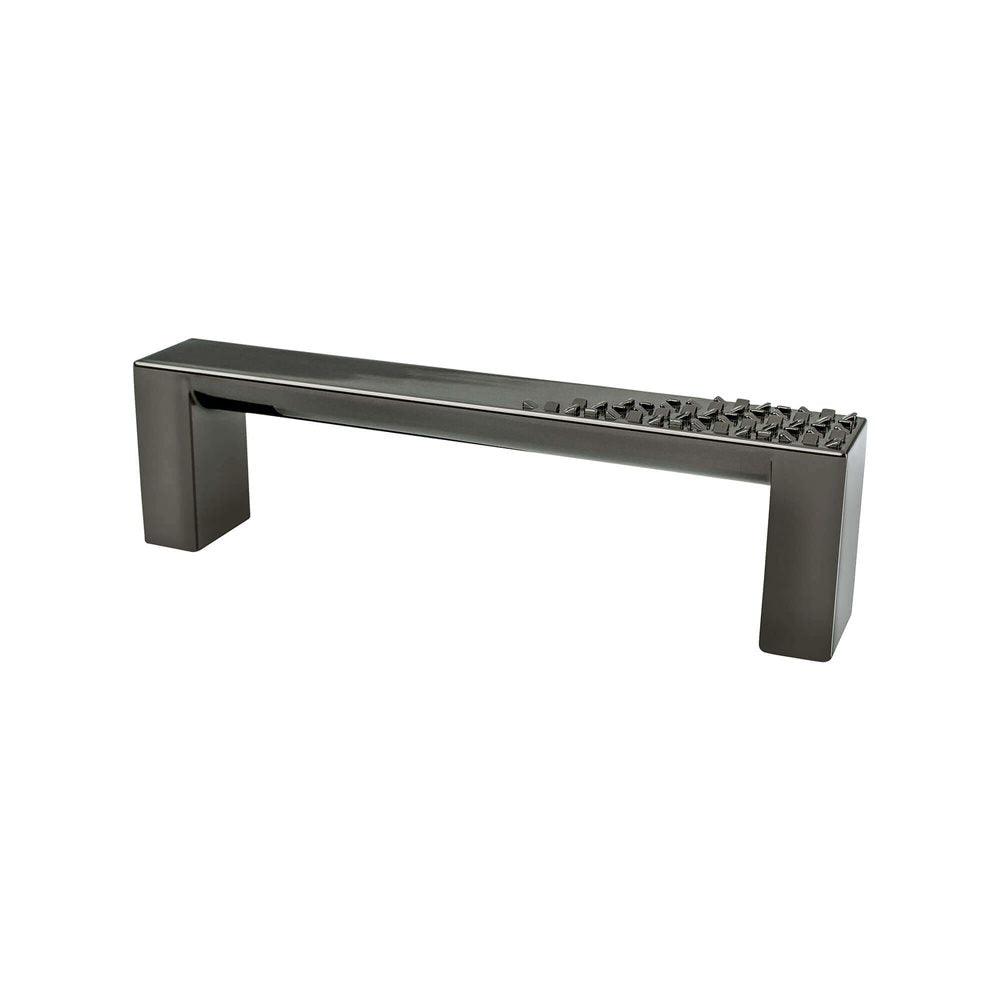 Berenson Roque Pull - 96mm (3-25/32 in) - Black Nickel