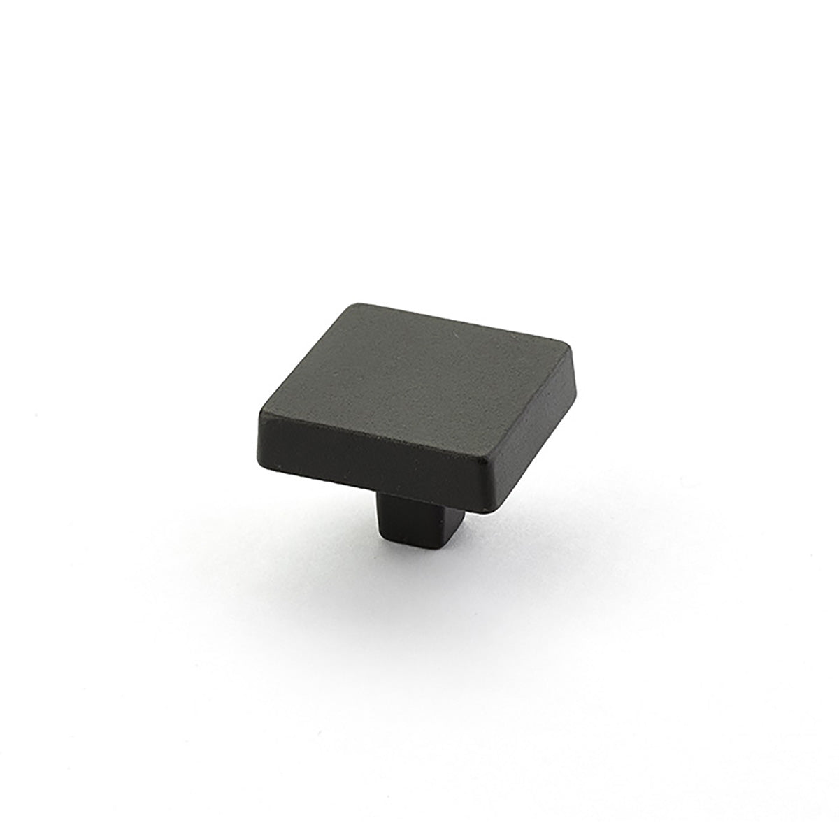 Schaub Vinci Large Square Knob 1-3/4" Black Bronze