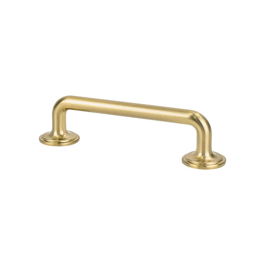 Berenson Folklore Pull - 96mm (3-25/32 in) - Modern Brushed Gold