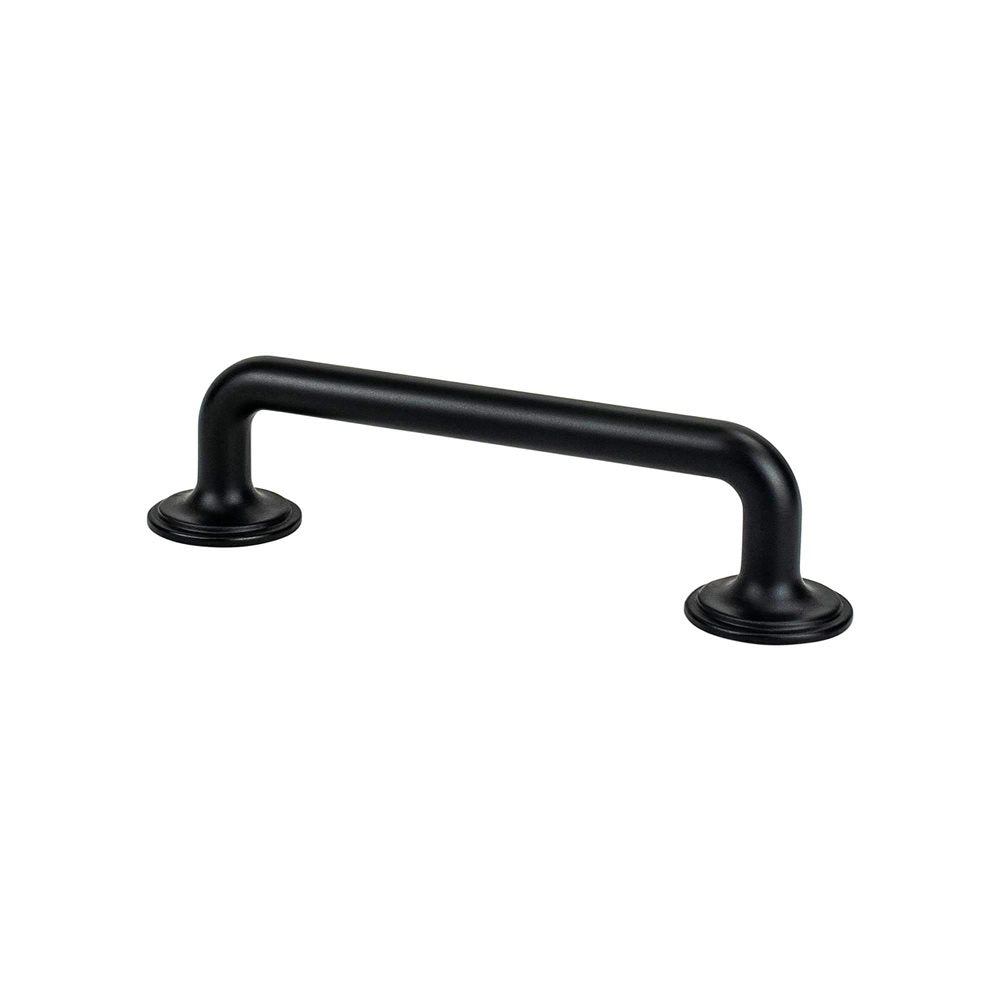 Berenson Folklore Pull - 96mm (3-25/32 in) - Matte Black