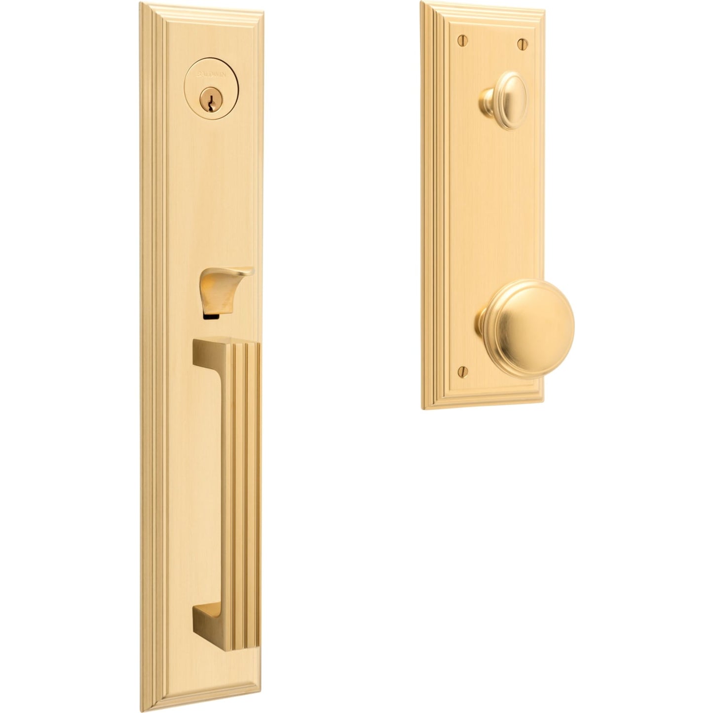Baldwin Estate 85342 Tremont Full Escutcheon Handleset