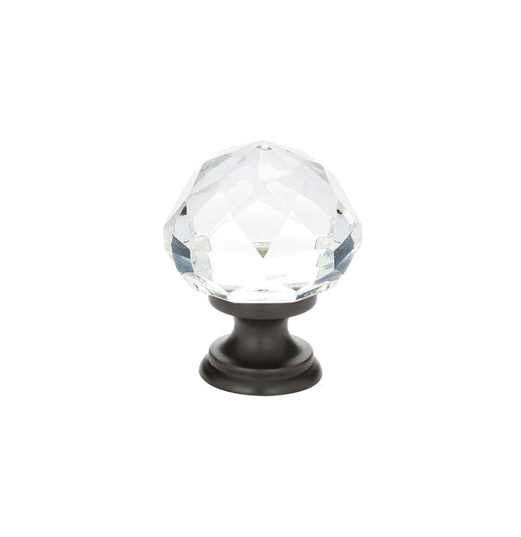 Diamond Glass Cabinet Knob