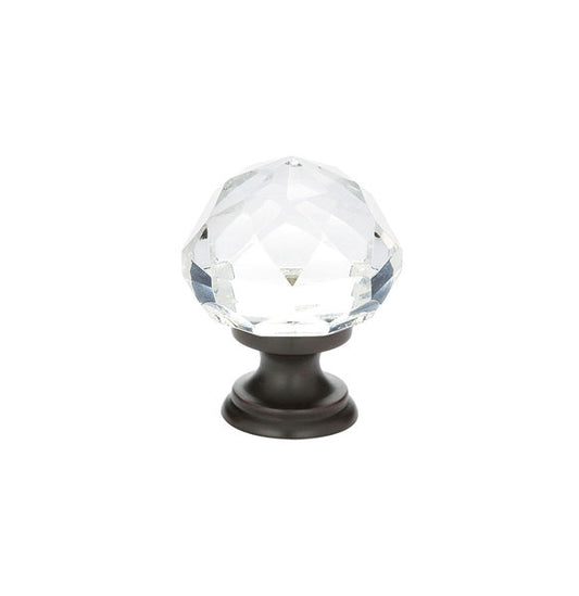 Diamond Glass Cabinet Knob