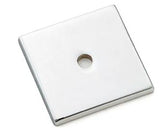Art Deco Square Backplate For Knob