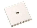 Art Deco Square Backplate For Knob