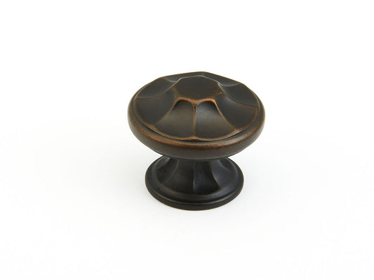 Schaub Empire Round Knob 1-3/8" Ancient Bronze
