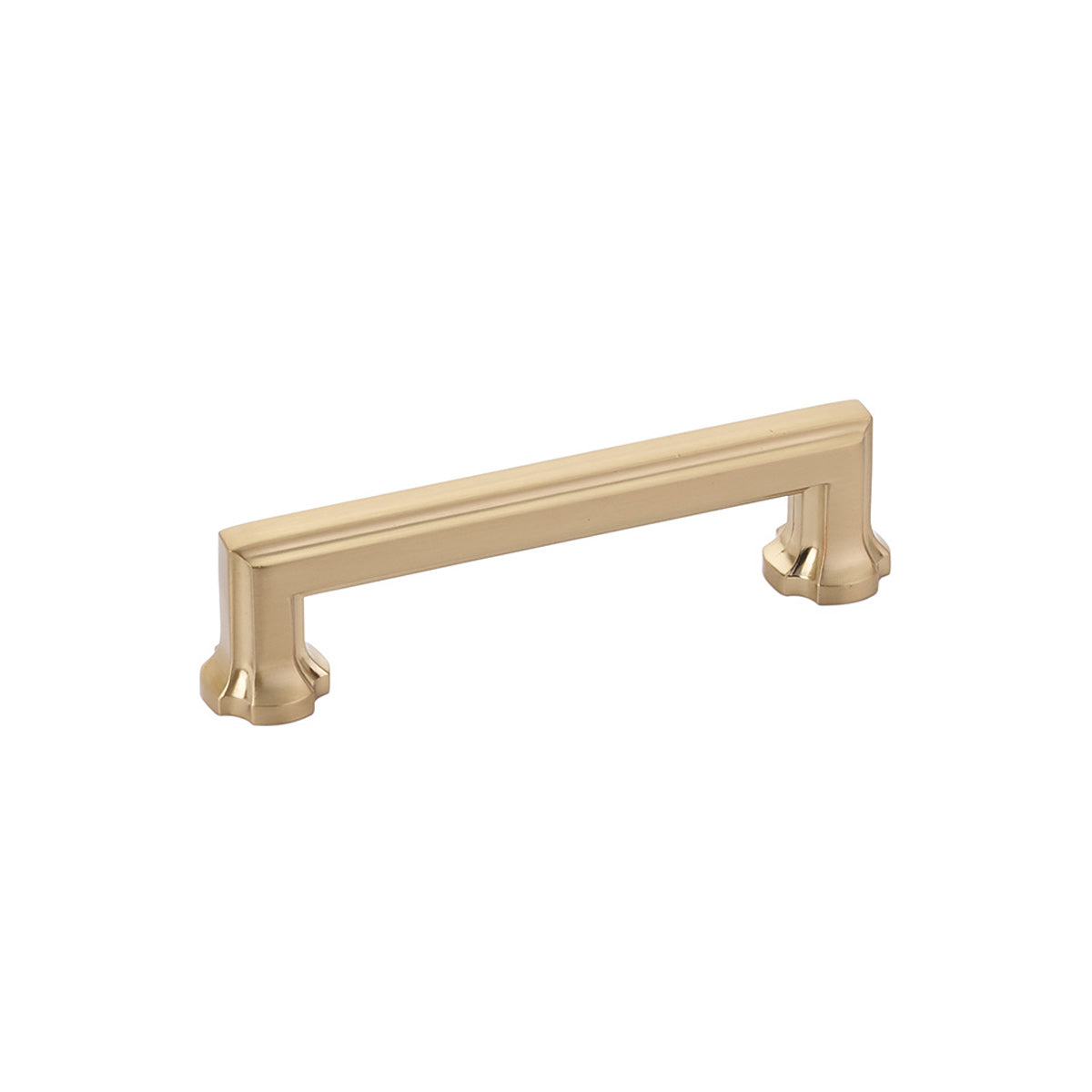 Schaub Empire Pull 4" Signature Satin Brass