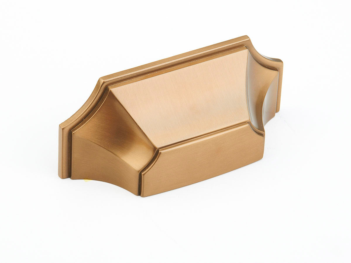 Schaub Empire Cup Pull 3" Brushed Bronze