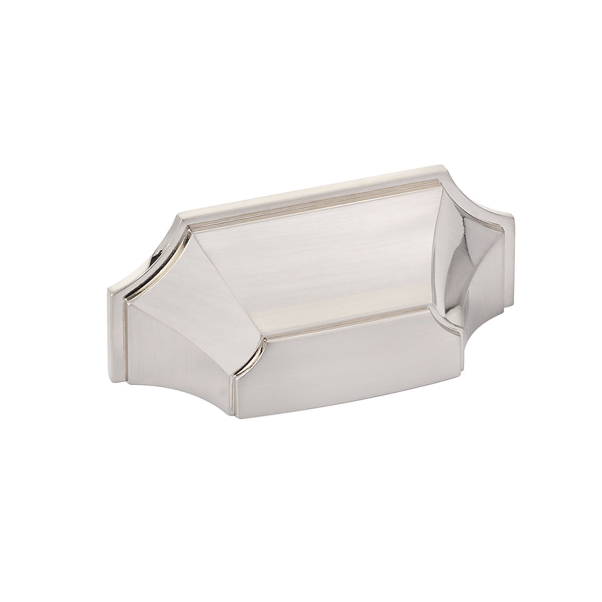 Schaub Empire Cup Pull 3" Brushed Nickel