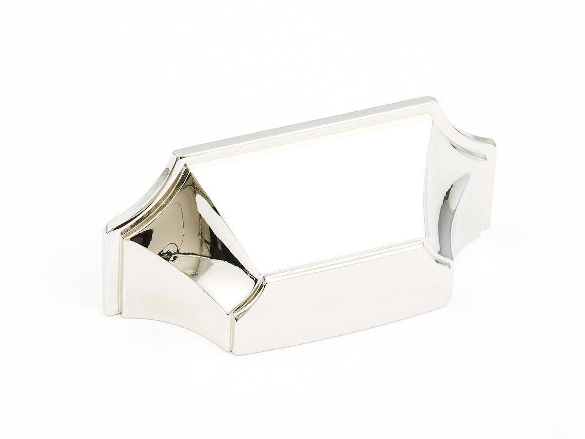 Schaub Empire Cup Pull 3" Polished Nickel