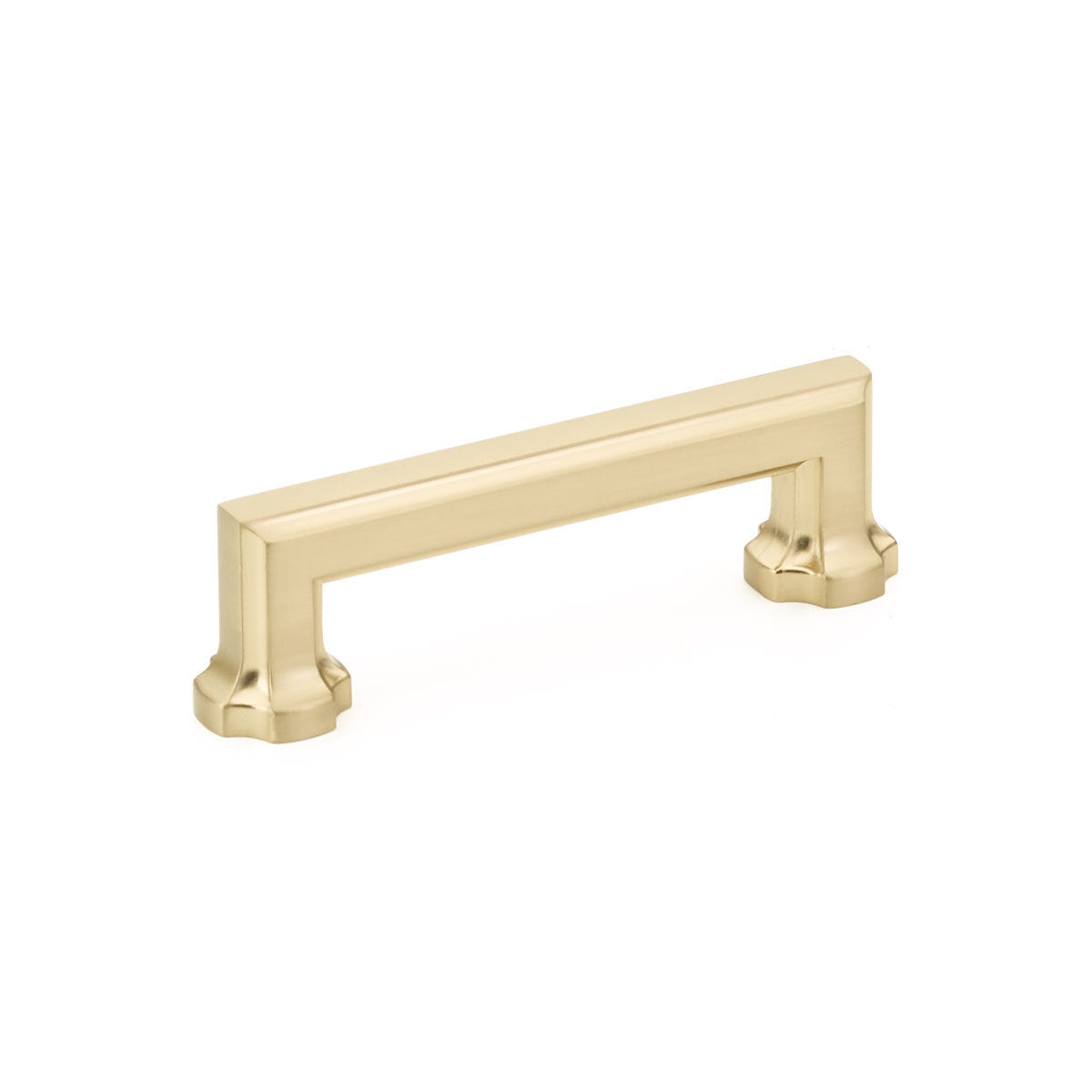 Schaub Empire Pull Signature Satin Brass 3-1/2" cc