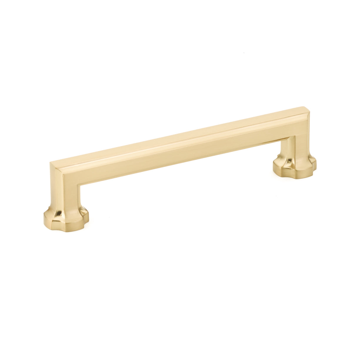 Schaub Empire Pull Signature Satin Brass 5" cc