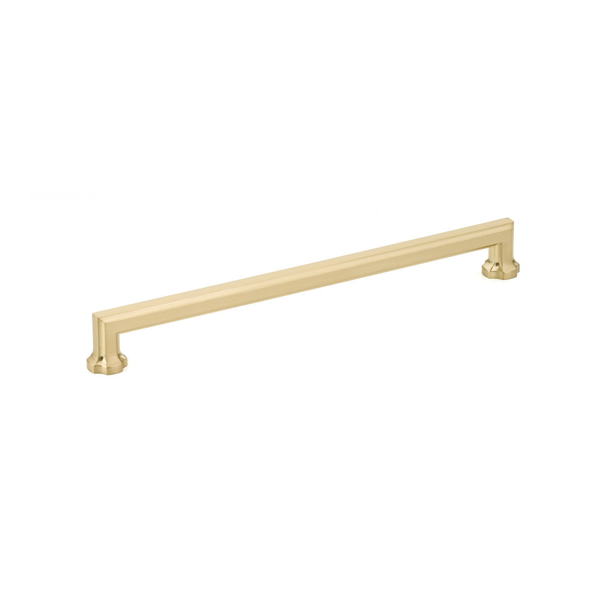 Schaub Empire Pull Signature Satin Brass 10" cc