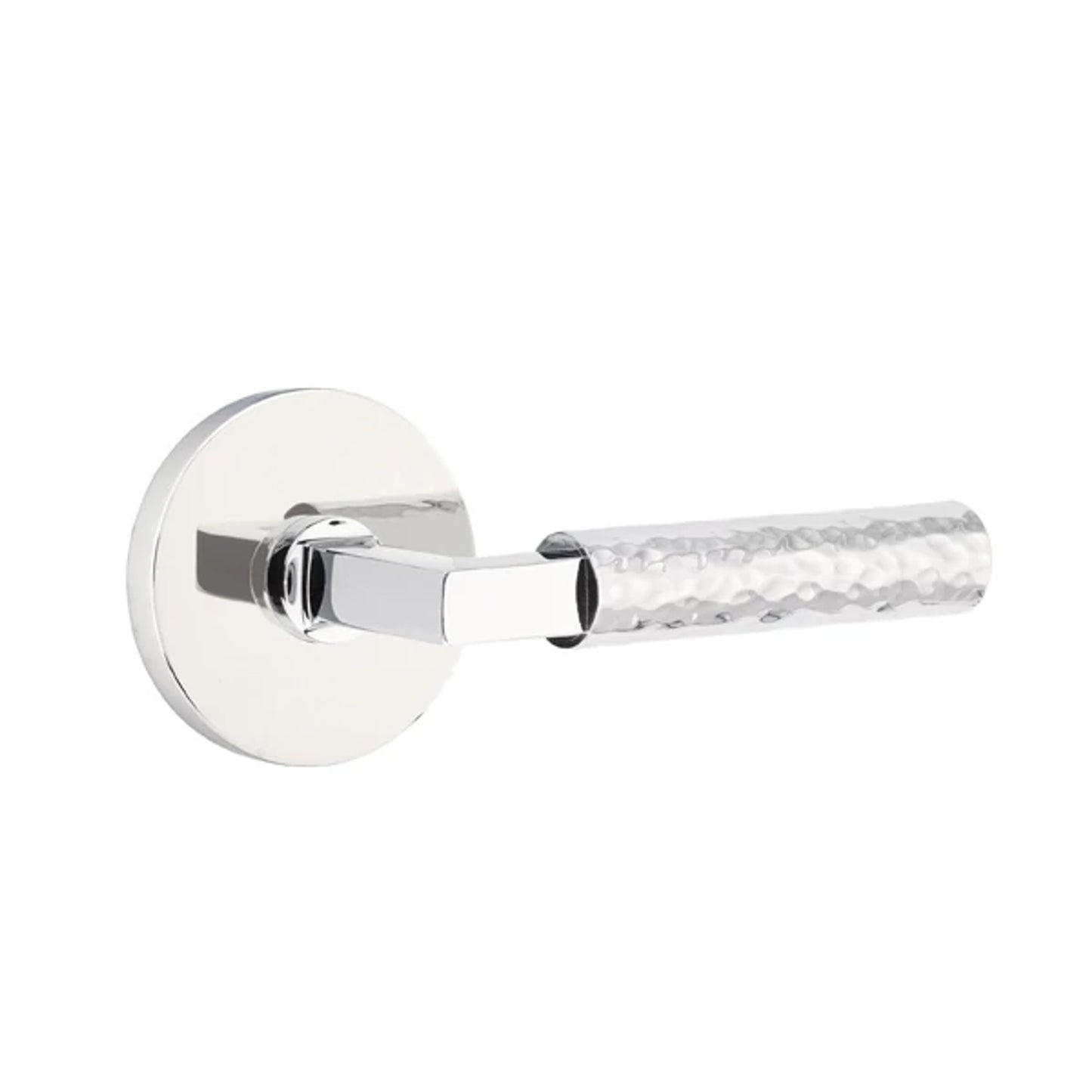 SELECT Key In L-Square Hammered Lever – polished-chrome