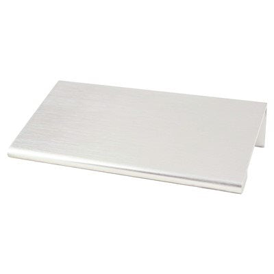 Berenson Contemporary Advantage Two Edge Pull - 56mm (2-3/16 in) - Brushed Nickel Look