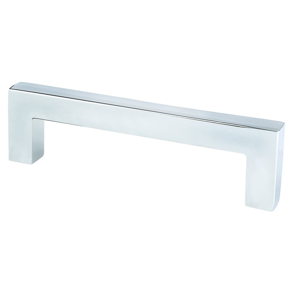 Berenson Contemporary Advantage One Square Pull - 96mm (3-25/32 in) - Polished Chrome