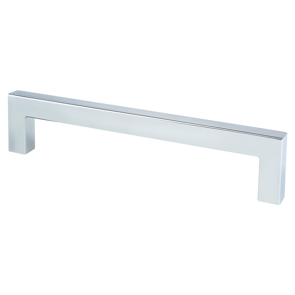 Berenson Contemporary Advantage One Square Pull - 128mm (5-1/16 in) - Polished Chrome