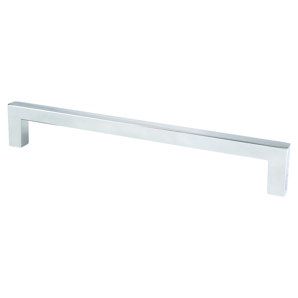 Berenson Contemporary Advantage One Square Pull - 192mm (7-9/16 in) - Polished Chrome