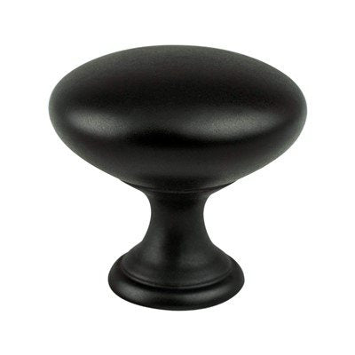 Berenson Traditional Advantage One Round Knob - Matte Black