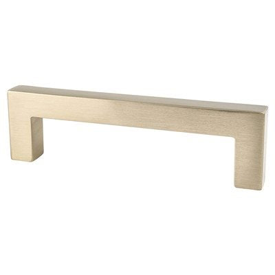 Berenson Contemporary Advantage One Square Pull - 96mm (3-25/32 in) - Champagne
