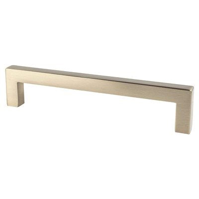 Berenson Contemporary Advantage One Square Pull - 128mm (5-1/16 in) - Champagne