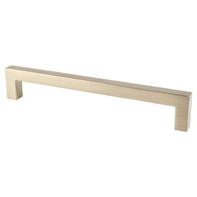 Berenson Contemporary Advantage One Square Pull - 160mm (6-5/16 in) - Champagne