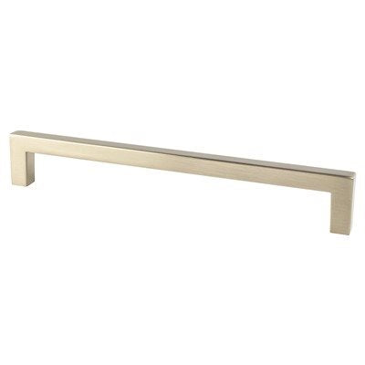 Berenson Contemporary Advantage One Square Pull - 192mm (7-9/16 in) - Champagne