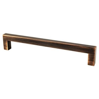 Berenson Contemporary Advantage One Square Pull - 160mm (6-5/16 in) - Verona Bronze