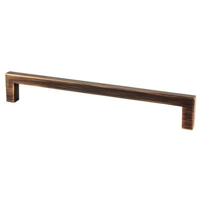 Berenson Contemporary Advantage One Square Pull - 192mm (7-9/16 in) - Verona Bronze