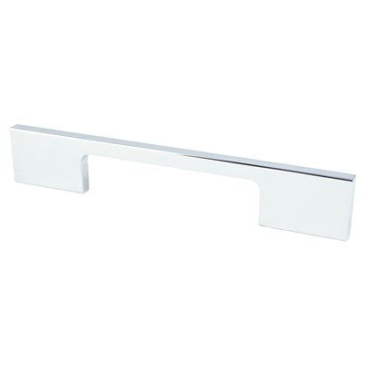 Berenson Contemporary Advantage Two Rectangle Pull - 96mm (3-25/32 in) - Polished Chrome