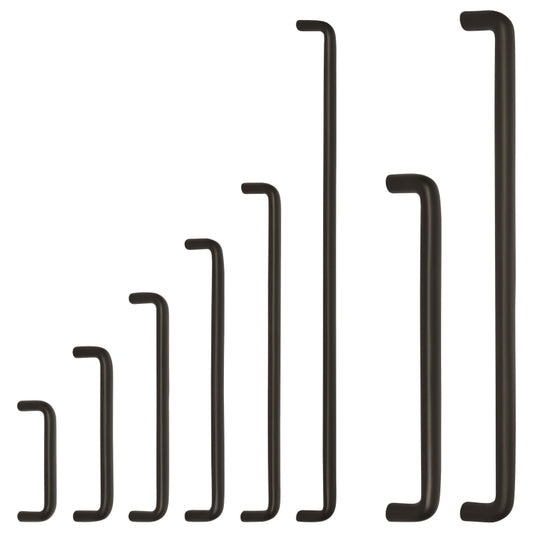 Omnia 9046 Back To Back Pulls (Pair) - 12" - Polished Nickel