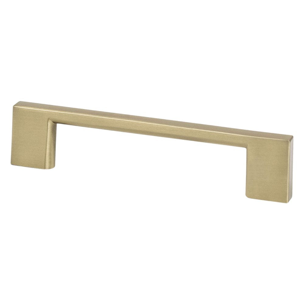 Berenson Transitional Advantage Four Rectangle Pull - 96mm (3-25/32 in) - Champagne
