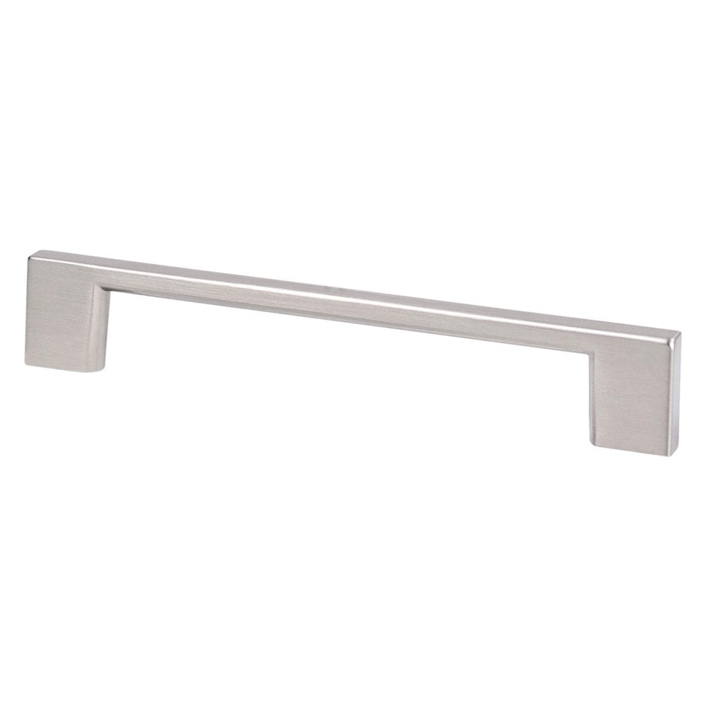 Berenson Transitional Advantage Four Rectangle Pull - 128mm (5-1/16 in) - Brushed Nickel