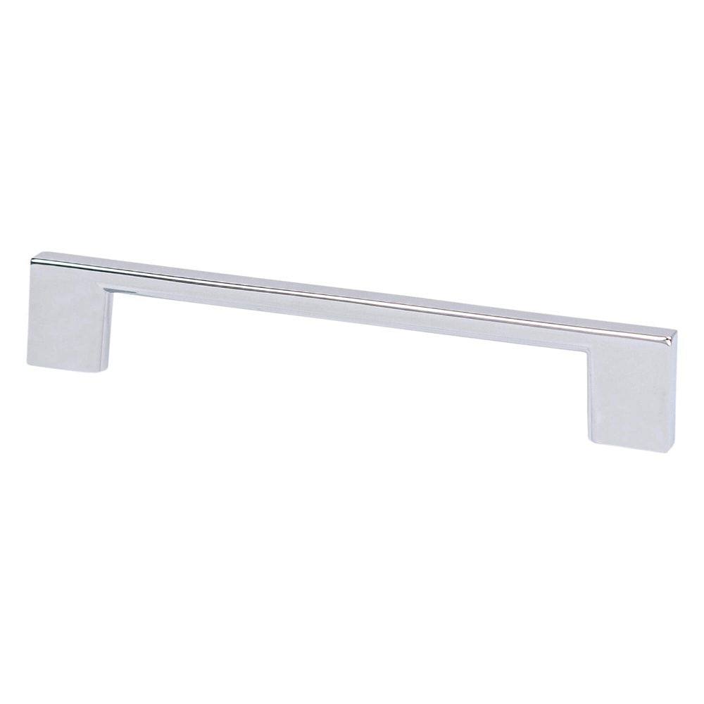 Berenson Transitional Advantage Four Rectangle Pull - 128mm (5-1/16 in) - Polished Chrome