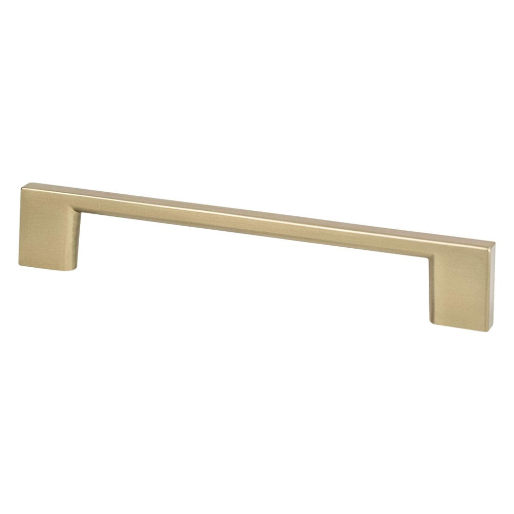 Berenson Transitional Advantage Four Rectangle Pull - 128mm (5-1/16 in) - Champagne