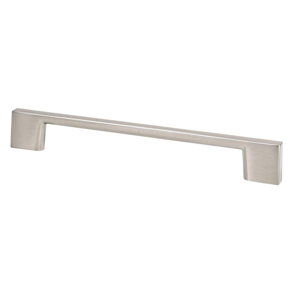 Berenson Transitional Advantage Four Rectangle Pull - 160mm (6-5/16 in) - Brushed Nickel