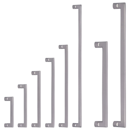Omnia 9057 Back To Back Pulls (Pair) - 12" - Polished Nickel