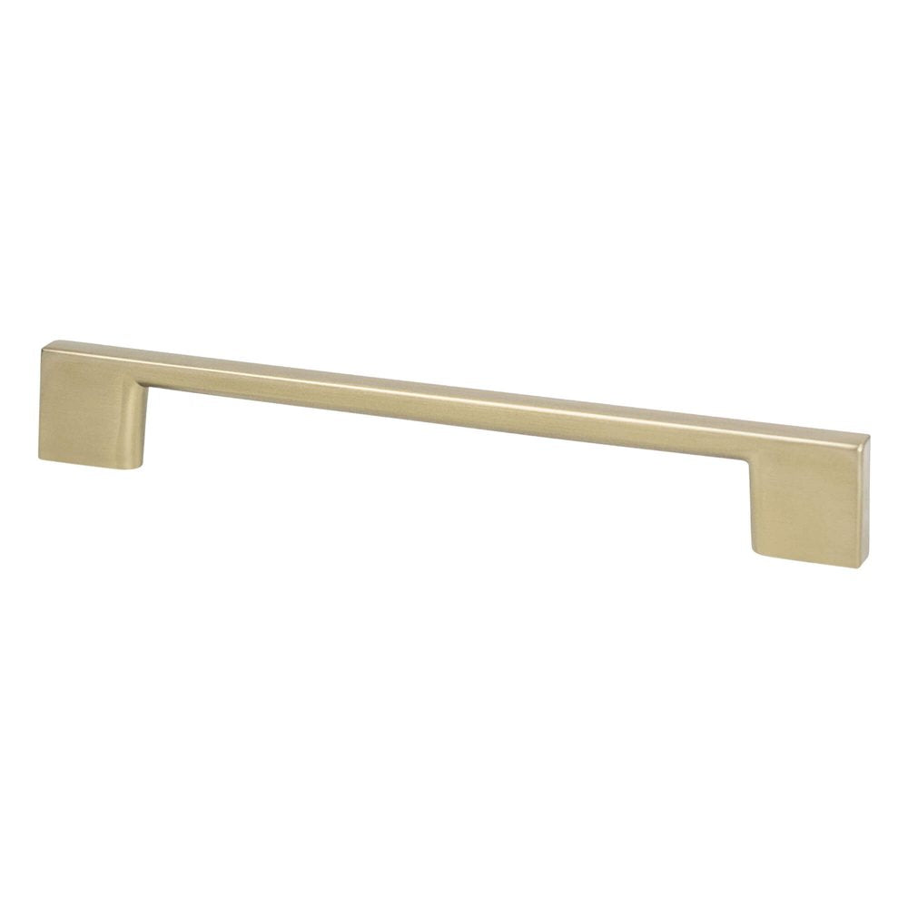 Berenson Transitional Advantage Four Rectangle Pull - 160mm (6-5/16 in) - Champagne