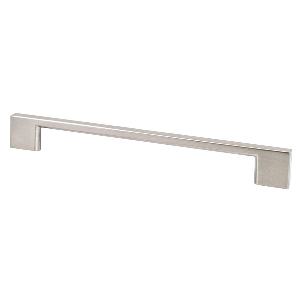 Berenson Transitional Advantage Four Rectangle Pull - 192mm (7-9/16 in) - Brushed Nickel