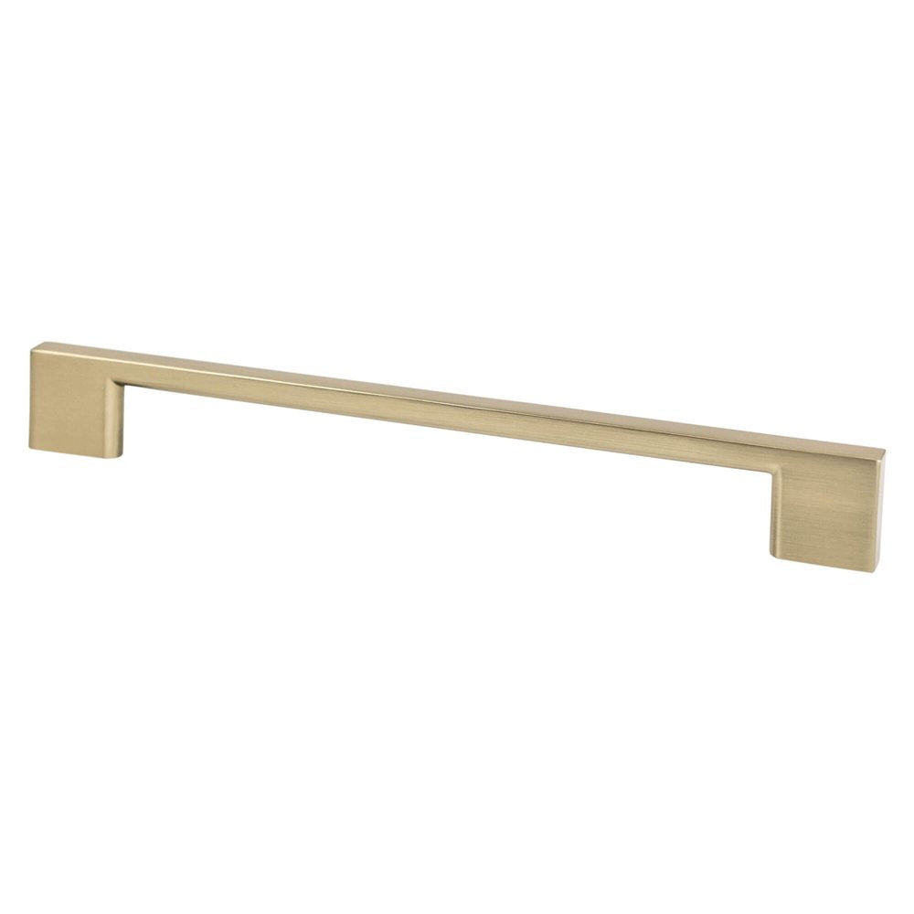 Berenson Transitional Advantage Four Rectangle Pull - 192mm (7-9/16 in) - Champagne